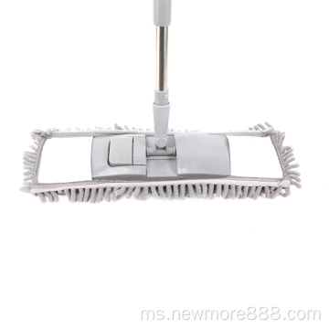 Profesional Lipat Mudah Pembersihan Chenille Flat Mop